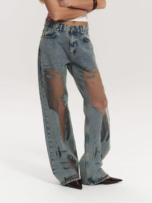 Celeste Sheer Denim