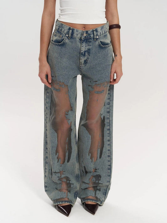 Celeste Sheer Denim